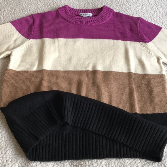 Shopbop wide stripe sweater L New - Picture 11 of 16